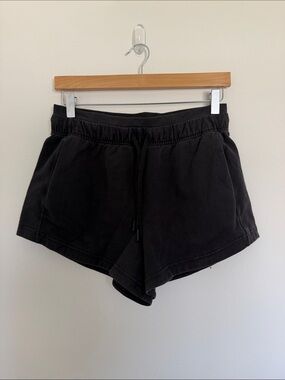 Black lululemon size 6 shorts